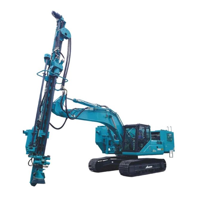 How do drilling machines in mining differ from those in construction?