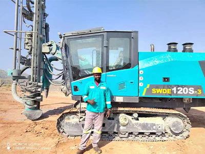 Drilling Rig SWDE120S in Zambia's Emerald Mine